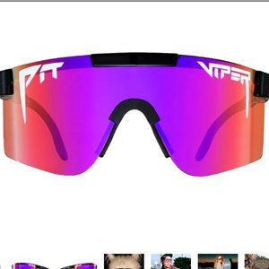 Pit Viper - Mud Slinger Glasses, 100% UV Protection, Black Frame